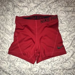 New with tags!  Red Nike Pros